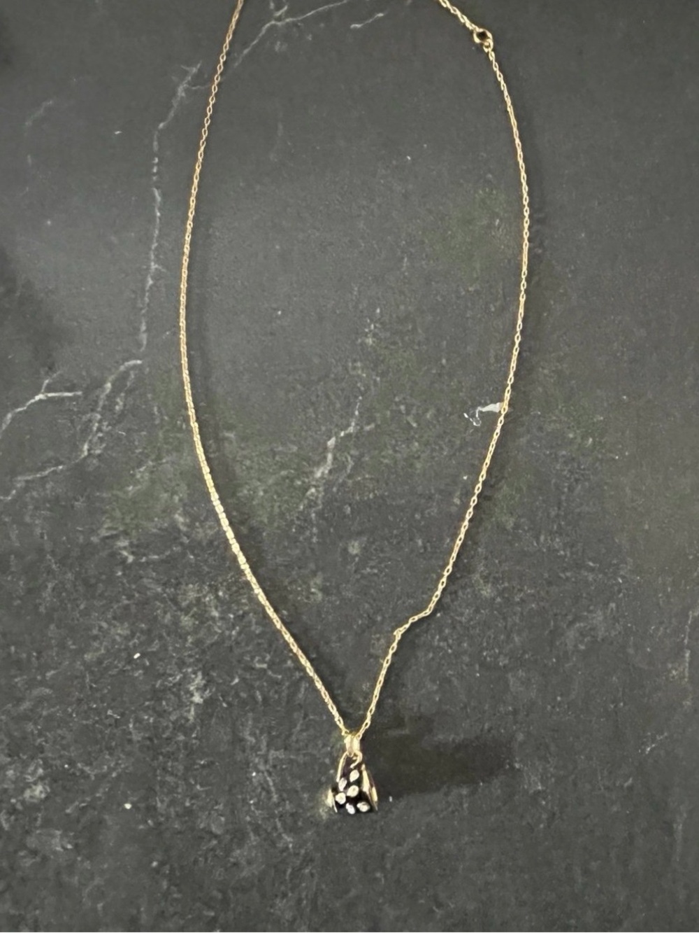 Kate spade teacup necklace